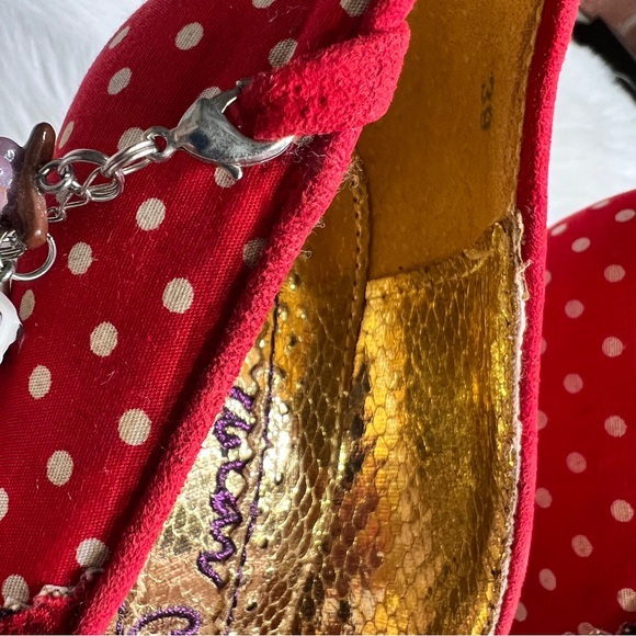 ❌ Irregular Choice Red Stick Of Rock Lucite Heels - Picture 15 of 16